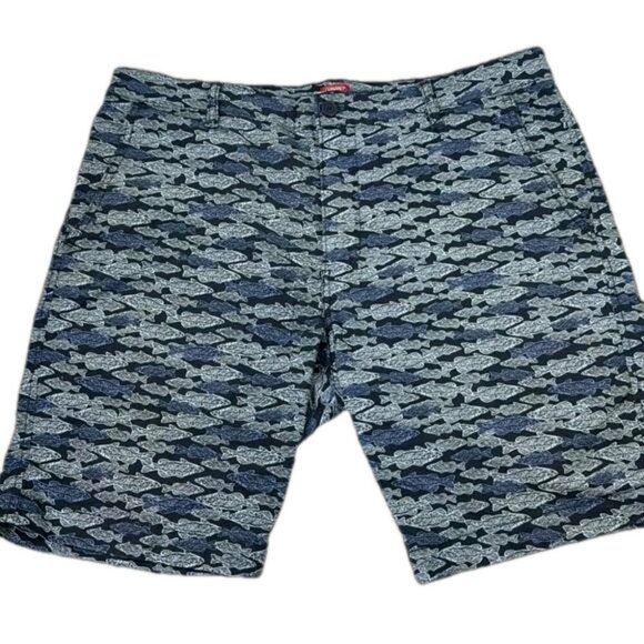 Levi's Other - Levi's Chino Men's Blue Fish Casual Bermuda Shorts